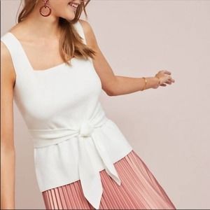 Anthropologie Harloe Belted knit  Top